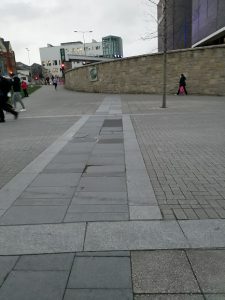 Cornwall Street Uneven Paving Slabs
