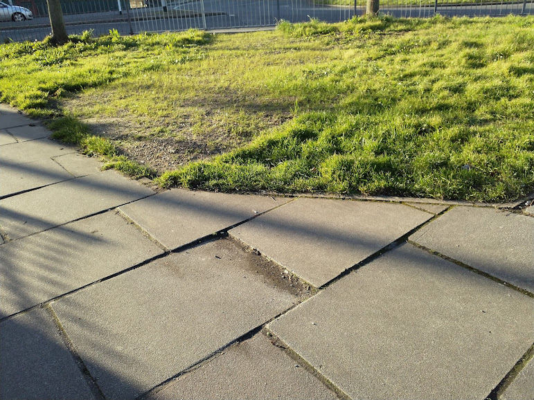 unsure - broken pavement